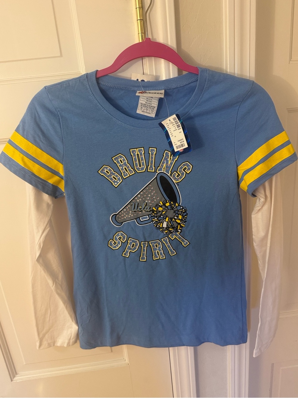 UCLA Bruins Spirit Layered-Style Girls' Tee in Light Blue